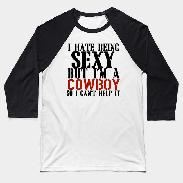 Cowboy Baseball T-Shirt by khdmc